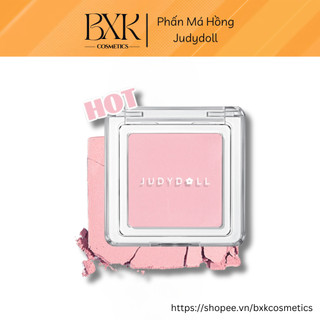 Phấn má hồng JUDYDOLL màu đơn sắc tông tự nhiên bám da lâu trôi