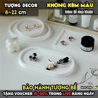 Khay chụp ảnh, Đĩa Decor TRƠN KHÔNG HỌA TIẾT, phụ kiện chụp ảnh trang sức, trang trí