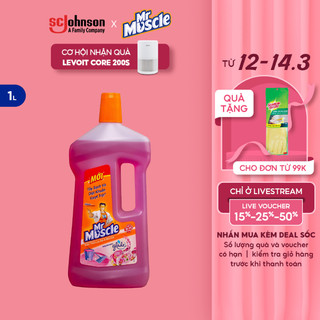 Mr Muscle Nước Lau Nhà Hương Cỏ Hoa 1000ml