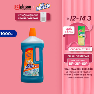 Mr Muscle Nước Lau Nhà Hương Thơm biển phiêu bồng 1000ml