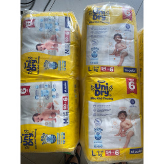 Tã quần UniDry M-60 MIẾNG-6kg-11kg-L-54 MIẾNG-9kg-14kg-XL-48 MIẾNG-12kg-17kg-XXL-44 miếng
