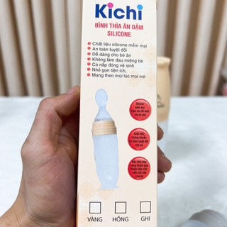 Bình thìa ăn dặm silicon Kichilachi 90ml