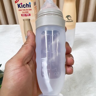 Bình thìa ăn dặm silicon Kichilachi 90ml