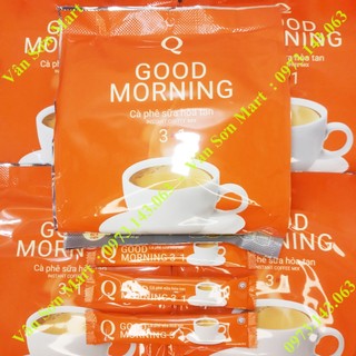 05 bịch cà phê sữa Good morning Trần Quang 480g (24 gói dài x 20g)
