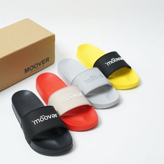 Dép quai ngang Moover logo in nổi, êm chân, có bảo hành, hỗ trợ đổi size, unisex