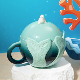 Ly sứ Starbucks 12Oz (355ml) GRN GLOBE TAIL W/SEAL L