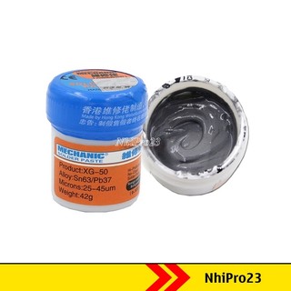 Thiếc bột - chì bột hàn linh kiện dán smt xg-50