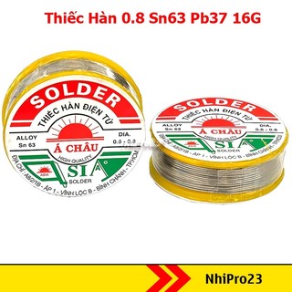  Thiếc hàn Á châu 0.8mm Sn63 Pb37 16g  Solder Wire  
