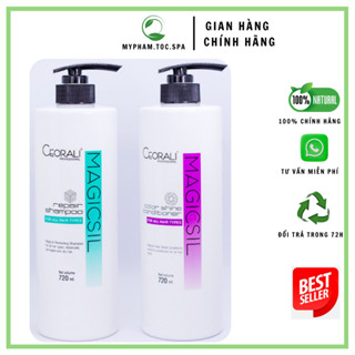 Dầu Gội Và Xả Ceorali Magicsil Phục Hồi Tóc Chuyên Sâu 720ml