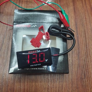[VG71] Đồng hồ báo volt điện tử koso 5v-150v DC báo nguồn điện bình ắc quy xe máy xe điện oto xe tải