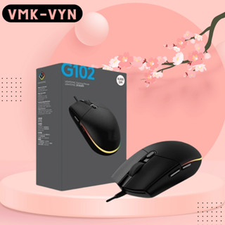 Chuột game có dây Logitech G102 OEM Lightsync - Tùy chỉnh RGB, 6 nút lập trình, nhẹ