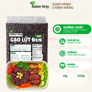 Gạo lứt đen hữu cơ ăn kiêng giảm cân healthy eatclean thực dưỡng bakerking