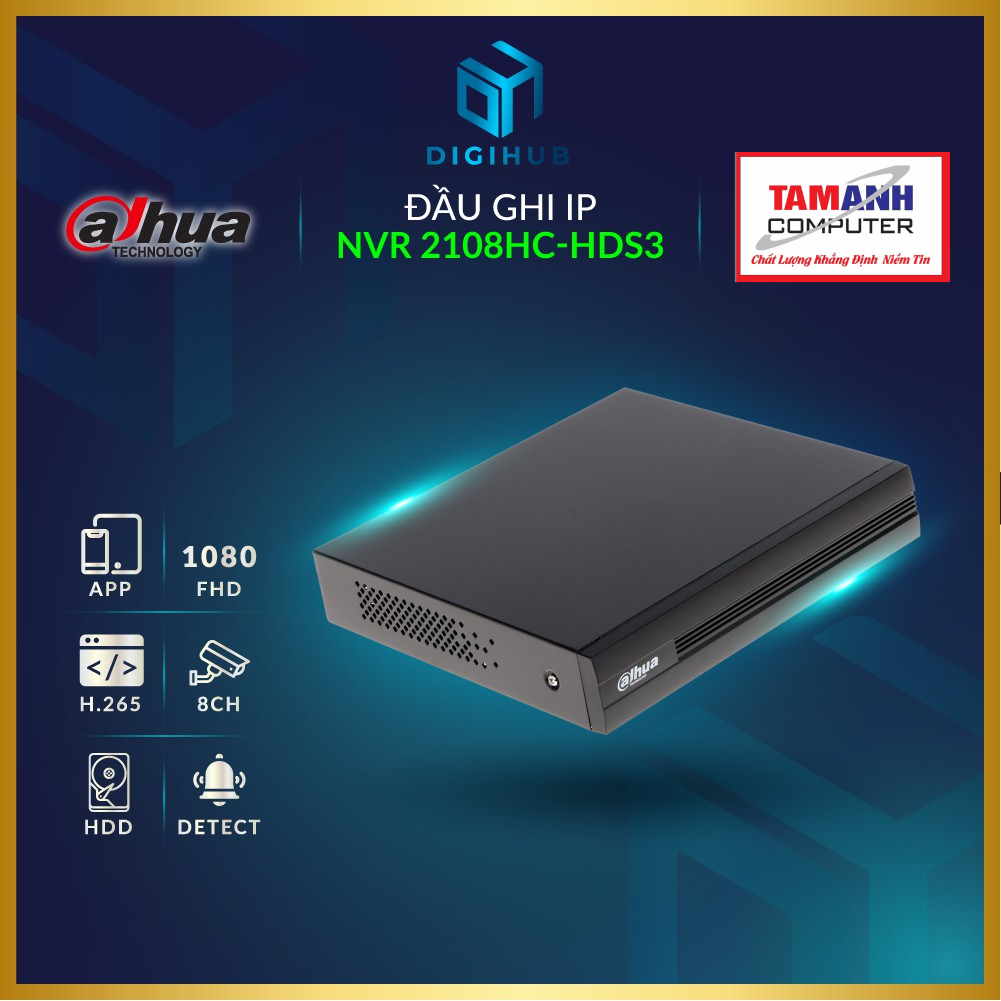 Đầu ghi hình 8 kênh IP Dahua NVR 2108HC - S3