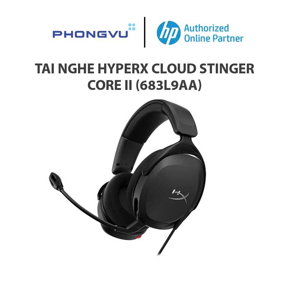 Tai nghe HyperX Cloud Stinger Core II 683L9AA – Âm Thanh Vòm 7.1, Micro Chống Ồn, Nhẹ, Đeo Êm, Chơi Game Cực Đã