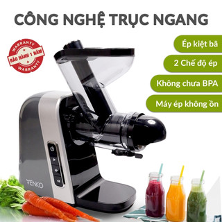 Máy ép chậm trục ngang venko - máy ép trái cây giữ 98% lượng nước, bảo hành 12 tháng