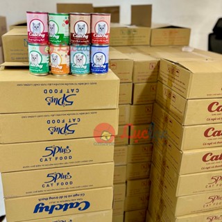 1 Thùng 24 lon Pate Catchy 400g nhiều vị hấp dẫn cho mèo