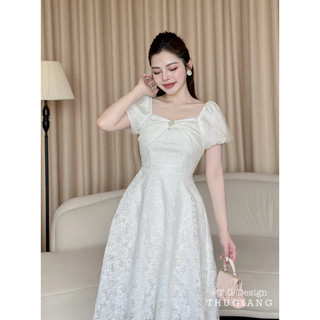 2024 váy thiết kế cao cấp phối ren tạo điểm nhấn hàng xinhh lắm ạ 🥰🥰