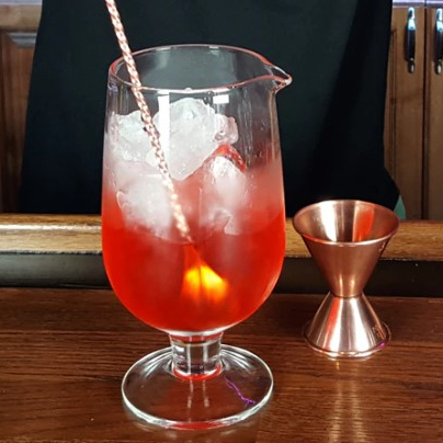 Uberbartools 46/X-036_Stem/Footed Mixing Glass - 900ml