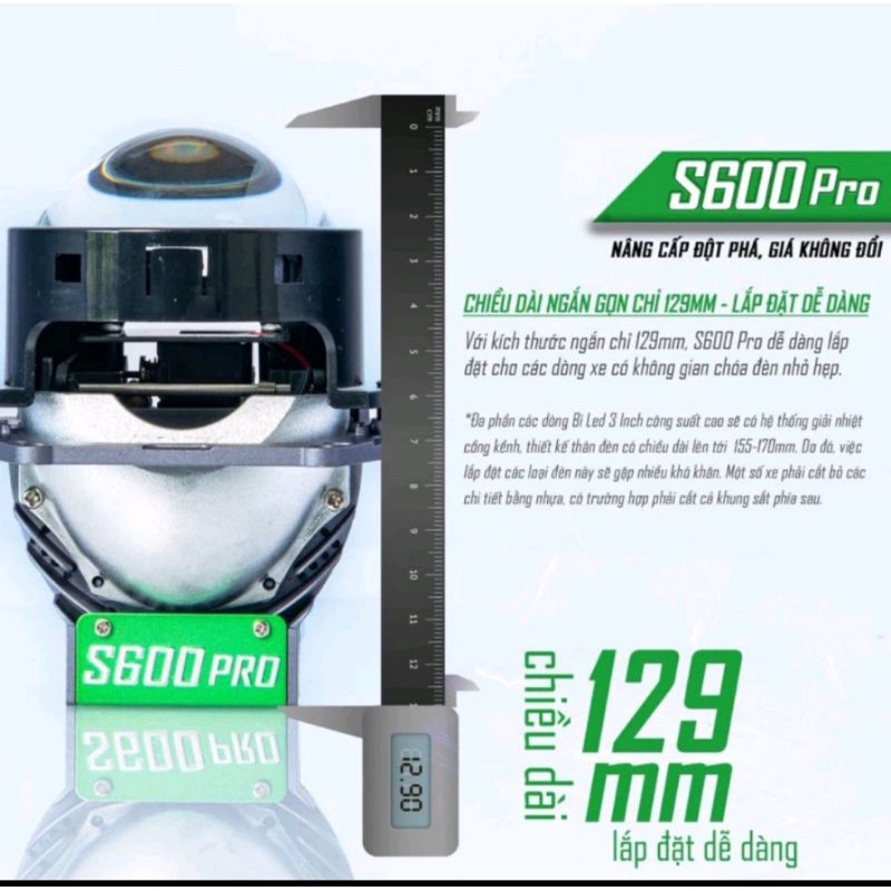 Đèn bi cầu led Kenzo s600 pro bản mới nhất 2024