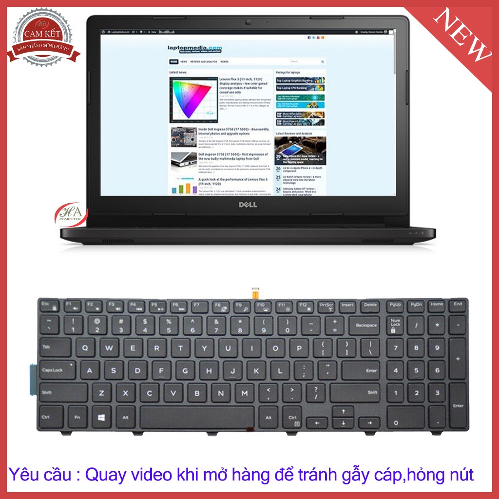 Bàn Phím Dell Latitude 3570