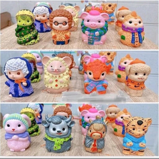 Tượng tô màu 12 con giáp - tượng thạch cao tô màu