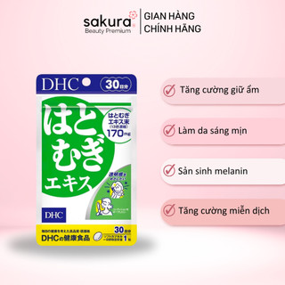 Viên uống DHC Adlay Extract sáng da, giữ ẩm, tăng đề kháng  - Sakura Beauty Premium