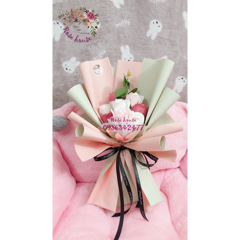 Hoa Sáp Quà Tặng Dễ Thương - 8 Bông