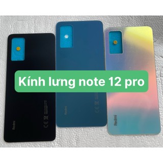 Kính lưng điện thoại xiaomi redmi note 12 - pro bản 4g