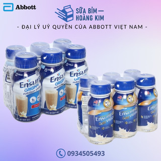 Sữa nước ensure original và vigor thùng 24 chai 237ml