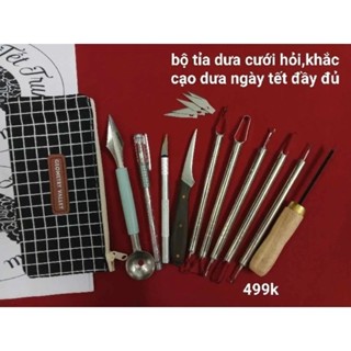 bộ dao khắc dưa hấu ngày tết cưới hỏi trung thu