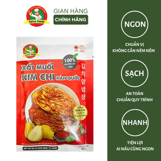 Sốt ướp muối kim chi Hàn Quốc Spicefoods 90g sốt ướp muối kim chi cực ngon tự làm kim chi dễ dàng
