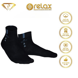 Vớ tất relax vải cotton usa, kháng khuẩn, khử mùi chống hôi chân, vớ công sở mang êm, mát rs013