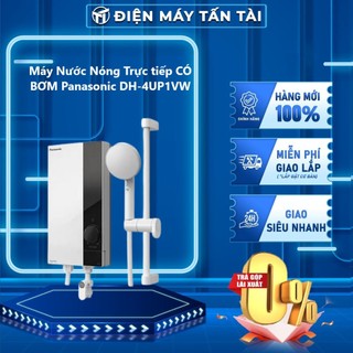Dh-4up1vw - máy nước nóng trực tiếp có bơm panasonic dh-4up1vw công suất 4.5kw