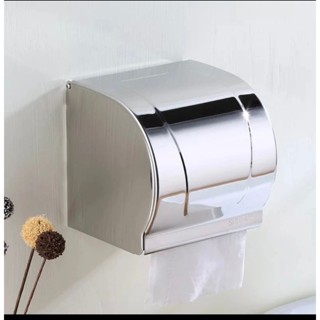  HỘP ĐỰNG GIẤY VỆ SINH INOX 304 TRẮNG BẠC  