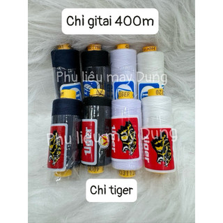 Chỉ may trắng đen ống 400m giá (1 ống)