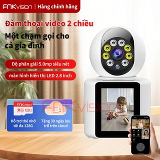 Camera video call màn hình siêu nét Fnkvision, camera wifi gia đình, quan sát đàm thoại từ xa