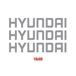 Tem HYUNDAI dán bửng xe tải.. SL 1 cái