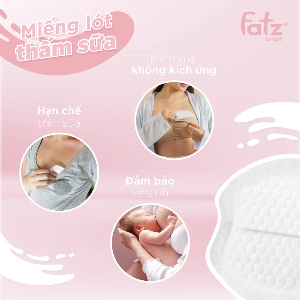 Miếng lót thấm sữa mẹ dùng 1 lần Unimom / Fatz Baby