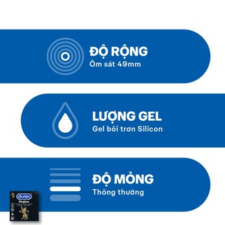 Bao Cao Su Durex Kingtex 3 Bao