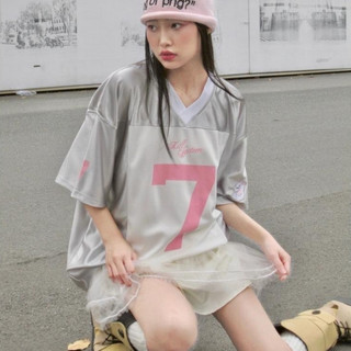[RẺ VÔ ĐỊCH] Áo thun bóng đá số 7 EMBROIDER SEVEN Jersey form unisex thể thao A07