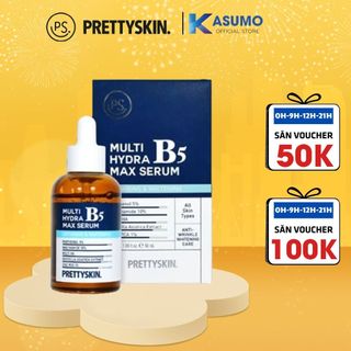  Tinh Chất Phục Hồi Dưỡng Trắng PRETTYSKIN MULTI HYDRA B5 MAX SERUM  Dành Cho Da Dầu Mụn 50ml Chính Hãng Pretty Skin 