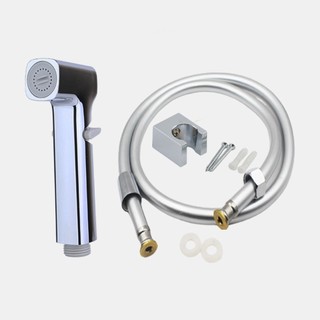 Bộ Vòi Xịt Vệ Sinh, Đầu Vòi Xịt Bồn Cầu Lavabo, Cài Xịt Kèm Dây Xịt Nhựa ABS Cao Cấp 1,2m Lõi Đồng AO-63