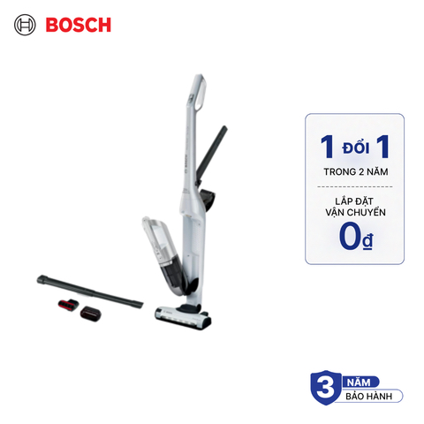 Máy hút bụi không dây Bosch BCH3P2301 - Series 4 (trắng)