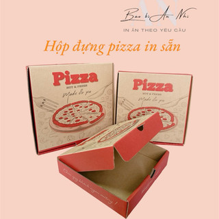 Hộp đựng pizza in sẵn size 16, 18, 20, 22, 24, 26