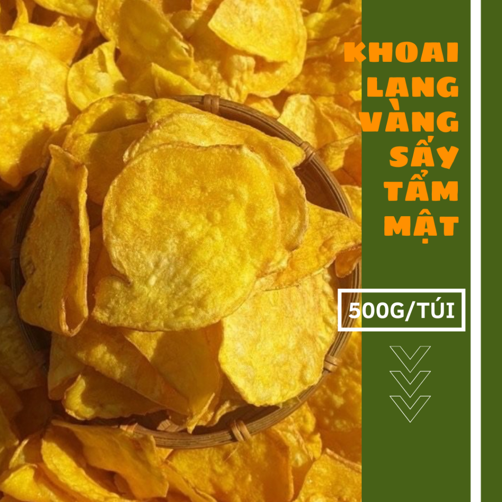 Khoai lang vàng sấy tẩm mật Đà Lạt