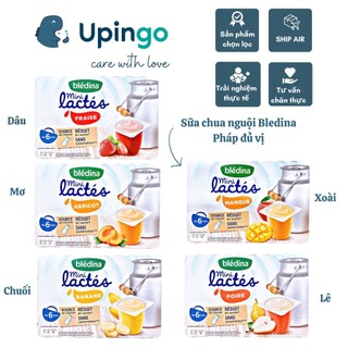 Sữa chua nguội Bledina Pháp cho bé ăn dặm - đủ vị