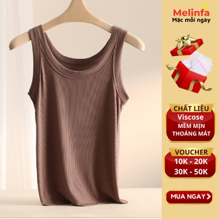 Áo hai dây ba lỗ nữ chất vải Viscose tự nhiên mềm mại mát lạnh mặc mùa hè mã VAA0416