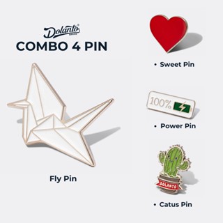 Combo 4 Ghim Cài DOLANTO BRAND®