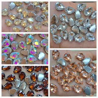 Đá khâu đính kết- đá hình giọt size 10x 14mm