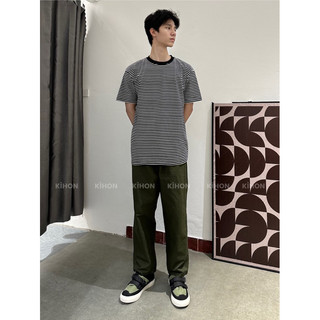 Áo phông Sọc Kẻ Ngang Basic Tee cotton